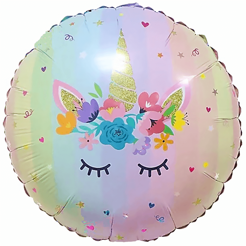 Волшебный единорог в цветах, 46см Волшебный единорог в цветах, 46см