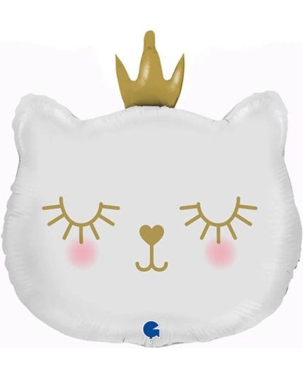 Фигура Котенок Принцесса (белый) 66 см